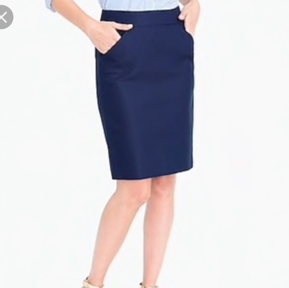 J. Crew Dresses & Skirts - Like New J Crew Navy Pencil Skirt J. Crew Dresses & Skirts - Like New J Crew Navy Pencil Skirt